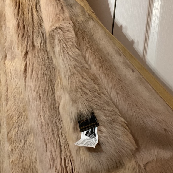 Genuine Sheepskin Maxi Coat - Tan/Camel - Size 10 🇨🇦 - Picture 11 of 17